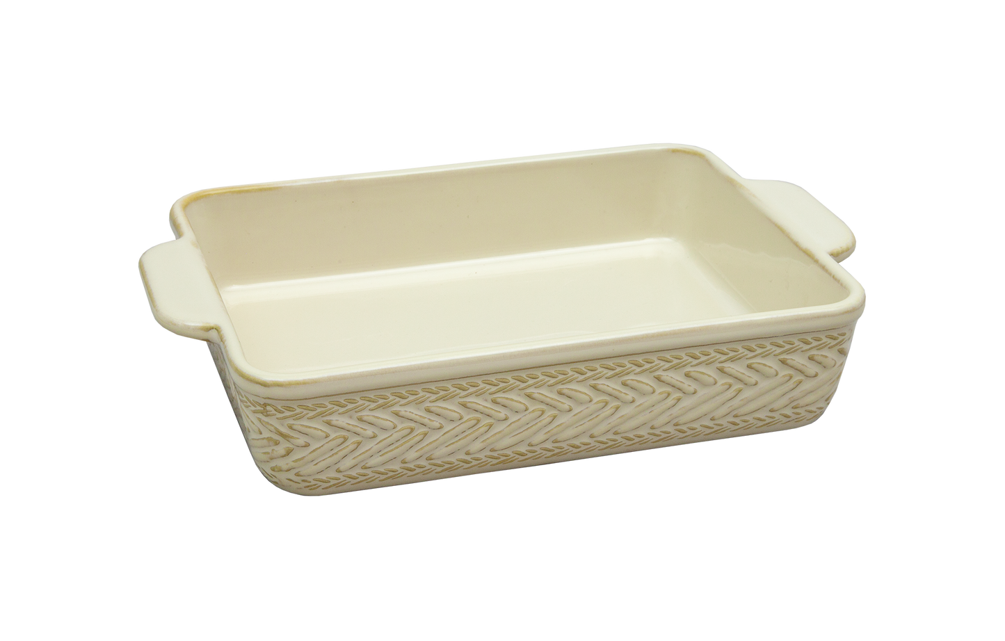 2PC TEXTURED RECTANGLE BAKEWARE SET