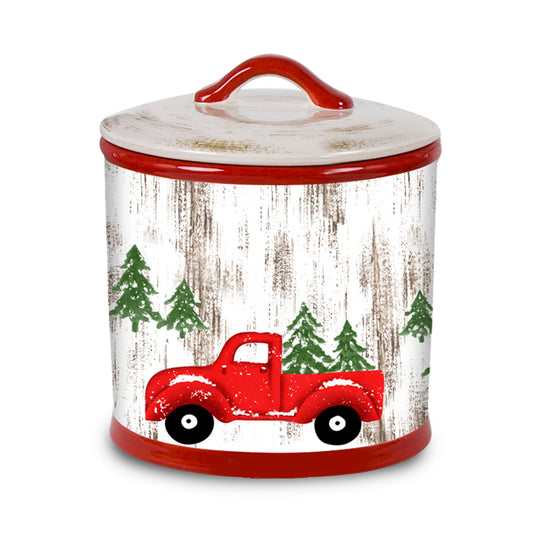 RED TRUCK COOKIE JAR